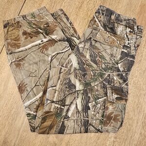 Realtree AP Boys/Young Men's Cargo Pants in Camouflage - Adjustable